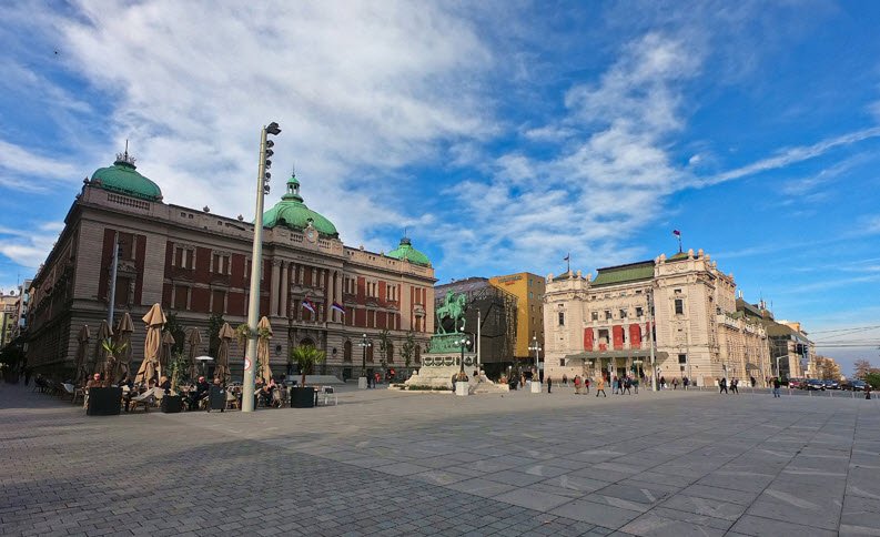 Republic Square &amp; Knez Mihailova Street, Belgrade, Serbia